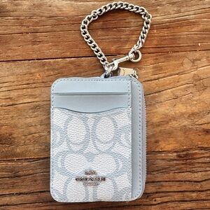 Coach Card Holder with Chain